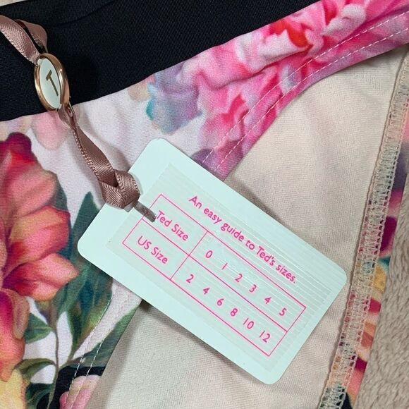 NWT Ted Baker Adirif Painted Posie Bikini Bottoms - Picture 5 of 5